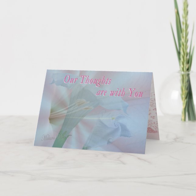 Moonflower Vision 2-customise any occasion Card (Front)