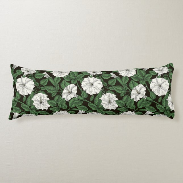 Moonflowers 2 body cushion (Front)