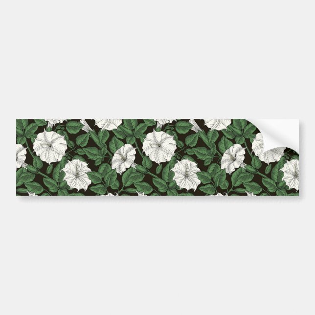 Moonflowers 2 bumper sticker (Front)