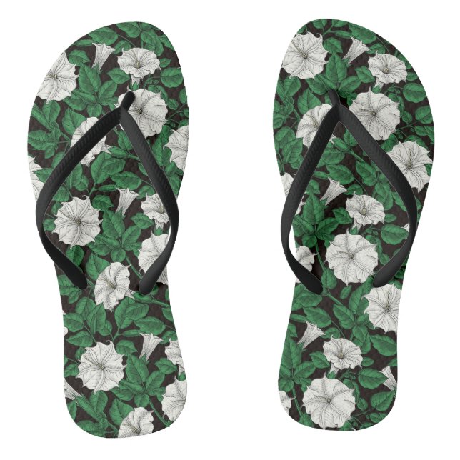 Moonflowers 2 flip flops (Footbed)