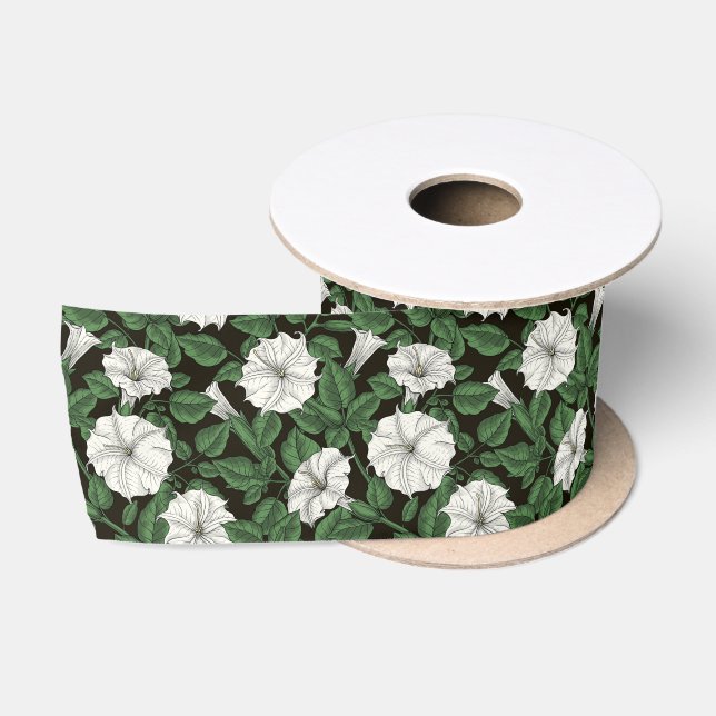 Moonflowers 2 satin ribbon (Spool)
