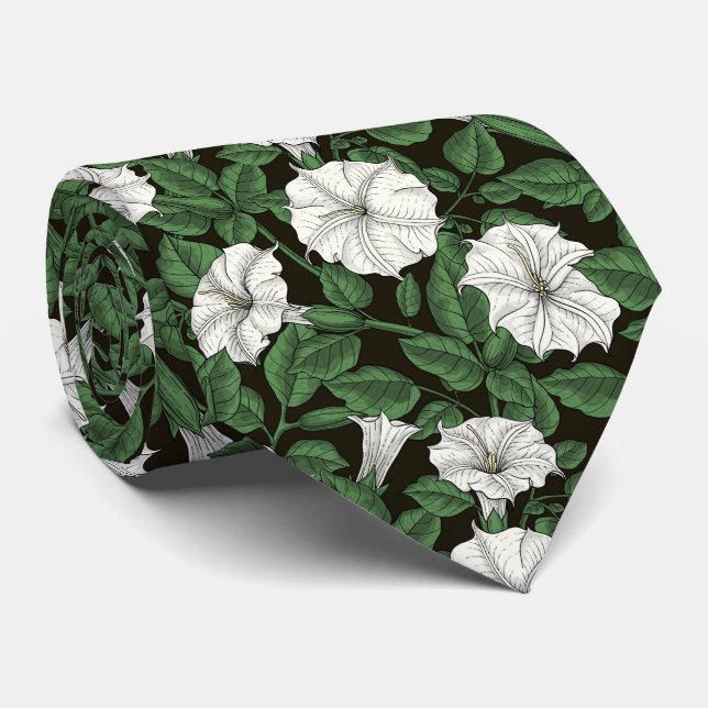 Moonflowers 2 tie (Rolled)