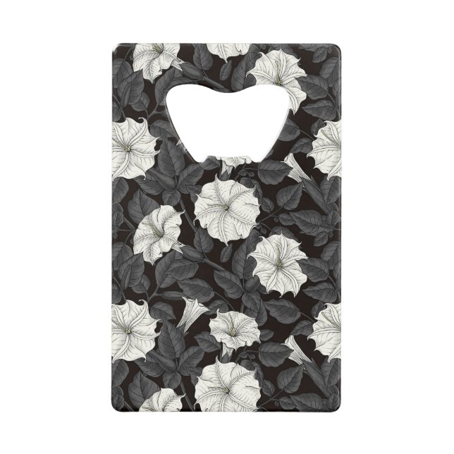 Moonflowers Credit Card Bottle Opener (Front)