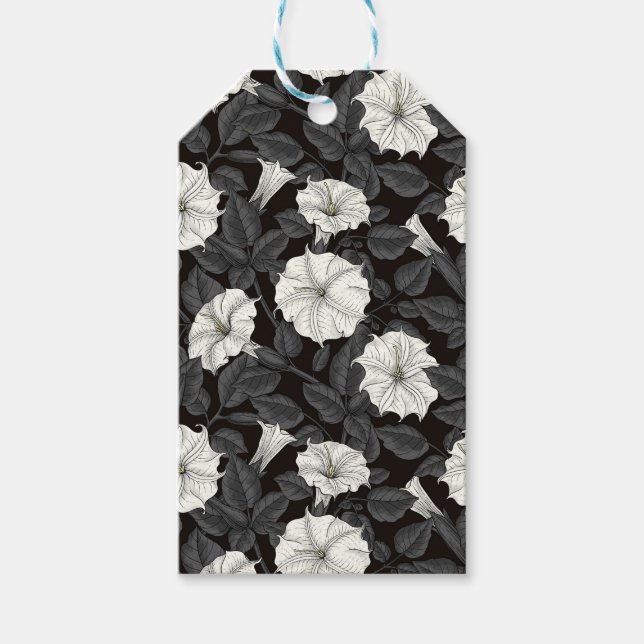 Moonflowers Gift Tags (Front)