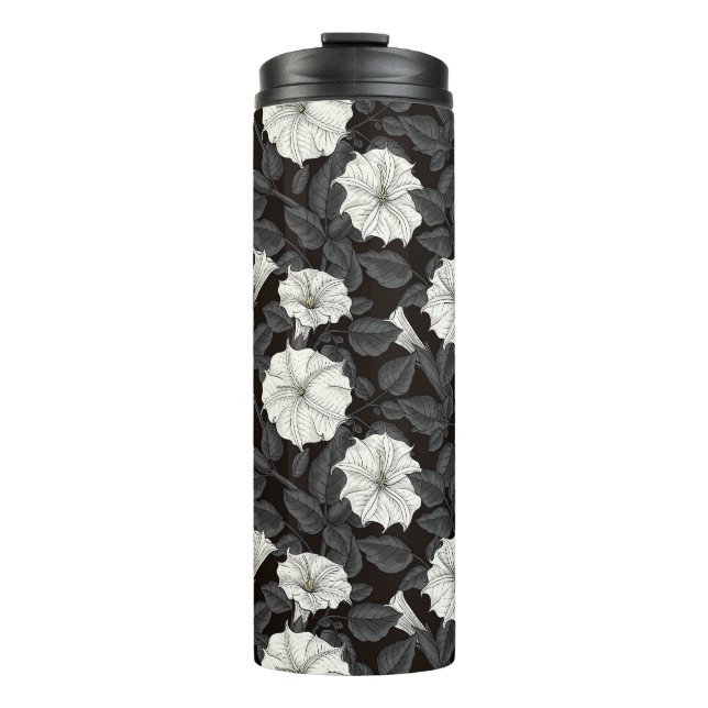 Moonflowers Thermal Tumbler (Front)