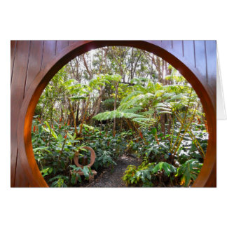 Moongate at Treehouse in Rainforest
