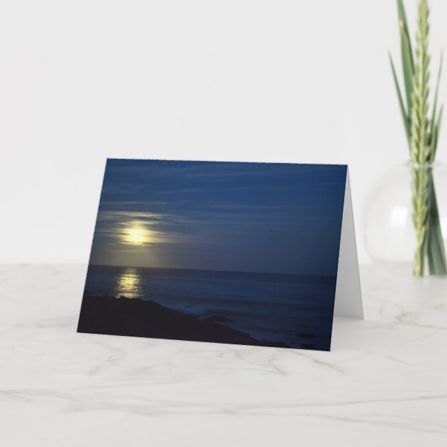 Moonglow - Blank Greeting Card (Front)