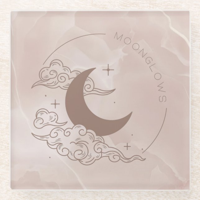 Moonglows Glass Coaster (Front)