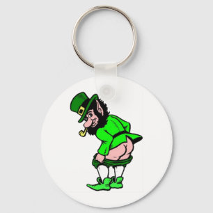 Mooning Leprechaun Key Ring