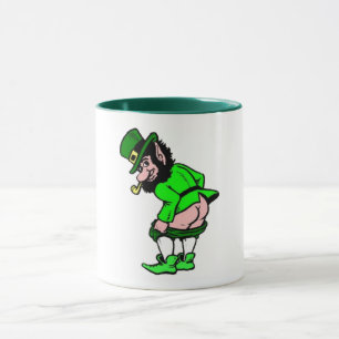 Mooning Leprechaun Mug