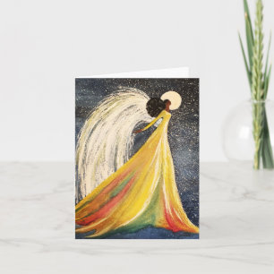 Moonlight Angel BLANK Note Card
