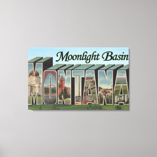 Moonlight Basin, Montana Canvas Print (Front)