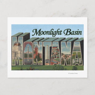 Moonlight Basin, Montana Postcard