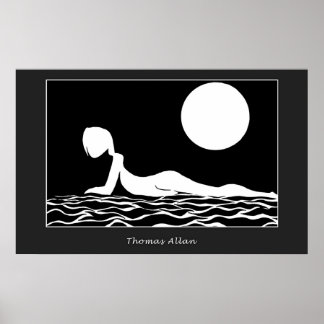Moonlight Beach Poster