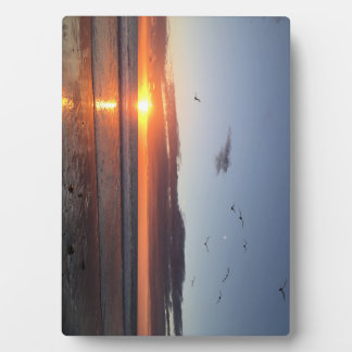 Moonlight Beach Sunset Plaque