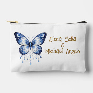 Moonlight Blue Butterfly - custom Accessory Pouch