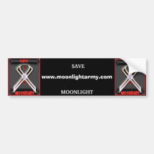 moonlight bumper sticker