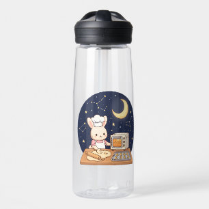 Moonlight Bunny Bakery Water Bottle