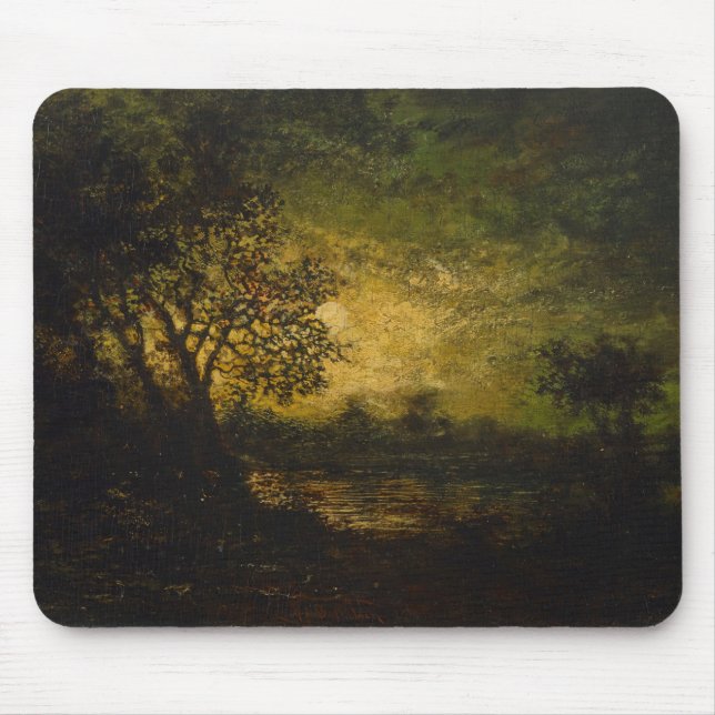 Moonlight (by Ralph Albert Blakelock) Mouse Mat (Front)