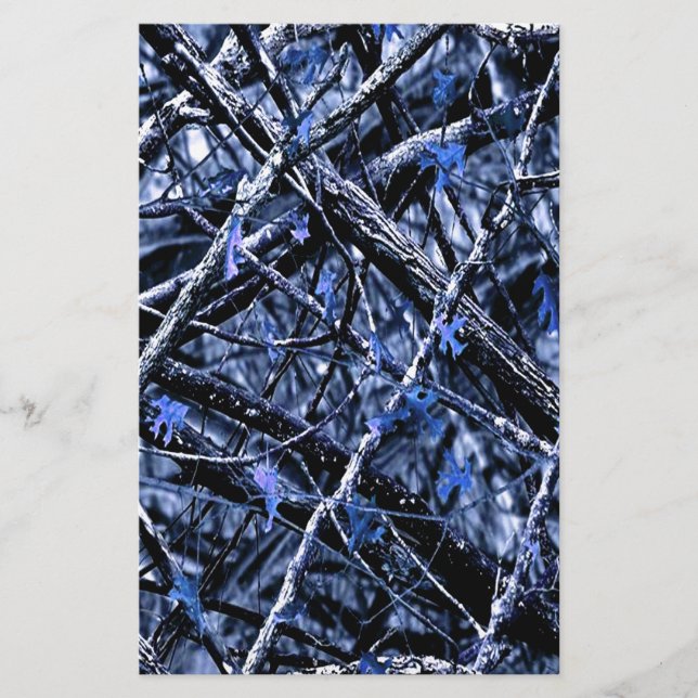 Moonlight Camo Stationery (Front)