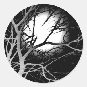 Moonlight Classic Round Sticker