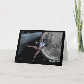 "Moonlight Climb" Rock Climbing Artwork Cards
