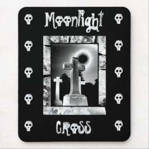 Moonlight Cross Mouse Mat