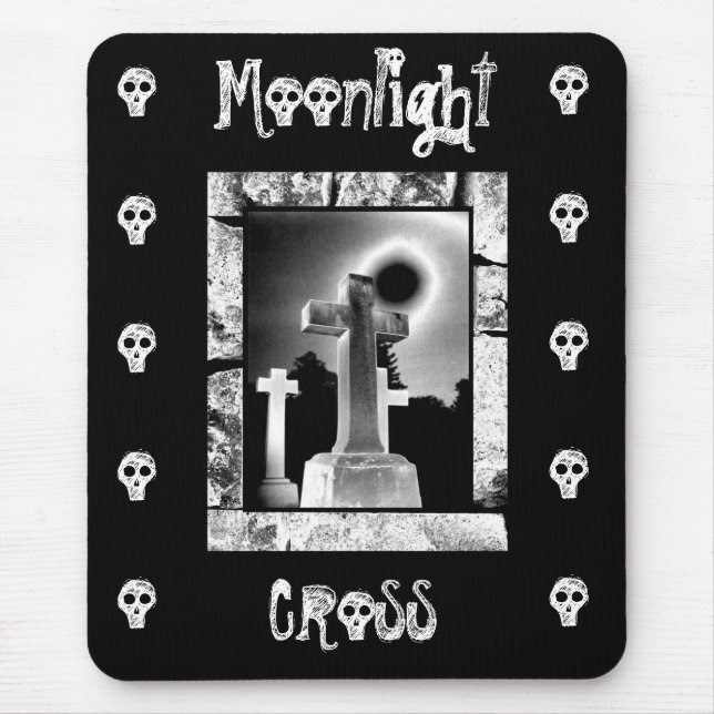 Moonlight Cross Mouse Mat (Front)