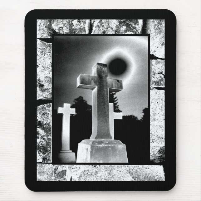 Moonlight Cross Mouse Mat (Front)