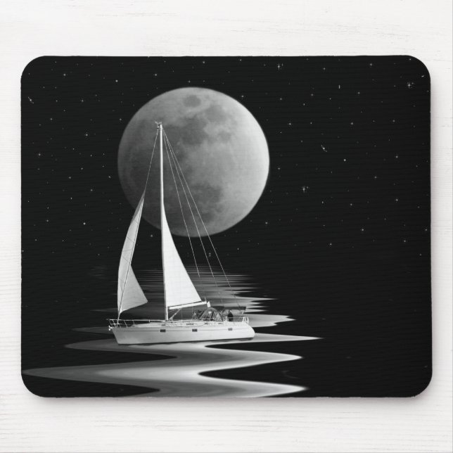 Moonlight Cruise Mouse Mat (Front)