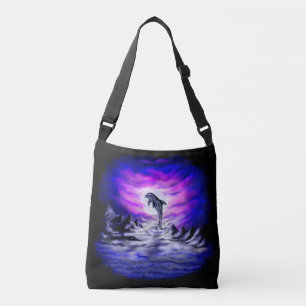 Moonlight Dolphin Crossbody Bag