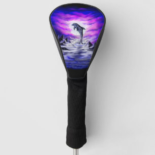 Moonlight Dolphin Golf Head Cover