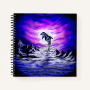 Moonlight Dolphin Notebook