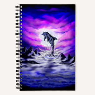 Moonlight Dolphin Notebook