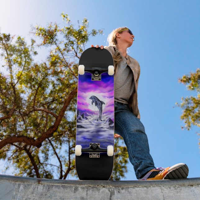 Moonlight Dolphin Skateboard (Outdoor 1)
