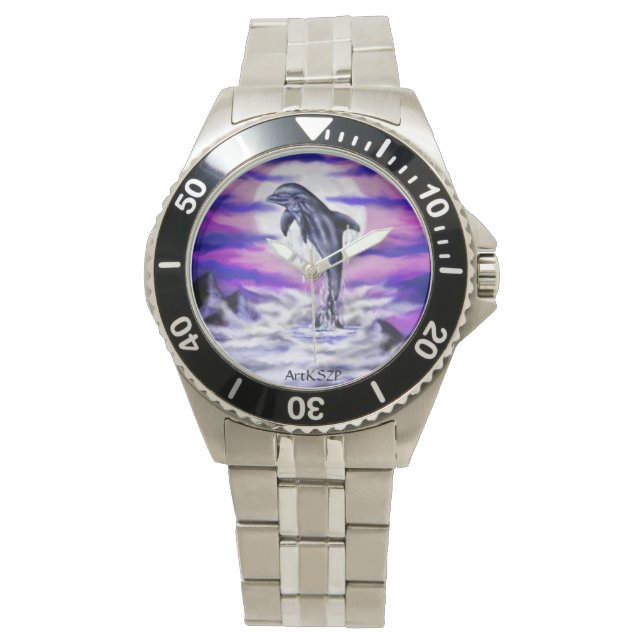 Moonlight Dolphin Watch (Front)