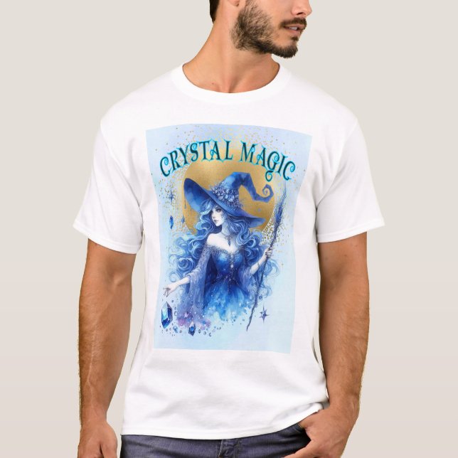 Moonlight Enchantment Crystal Magic T-Shirt (Front)