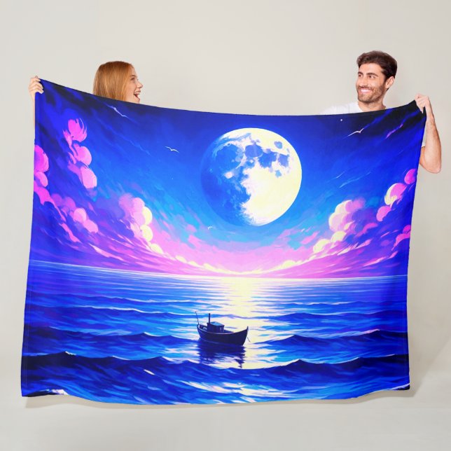 Moonlight Fleece Blanket (In Situ)