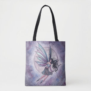 Moonlight Flight Fairy Fantasy Art Tote Bag