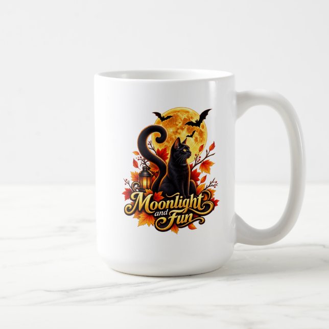 Moonlight & Fun Coffee Mug (Right)