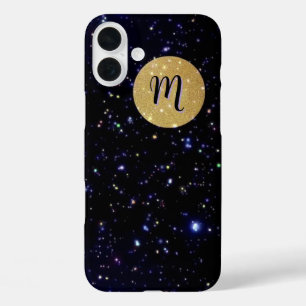 Moonlight Galaxy Monogrammed Case- Mate iPhone Cas 16 Plus Case