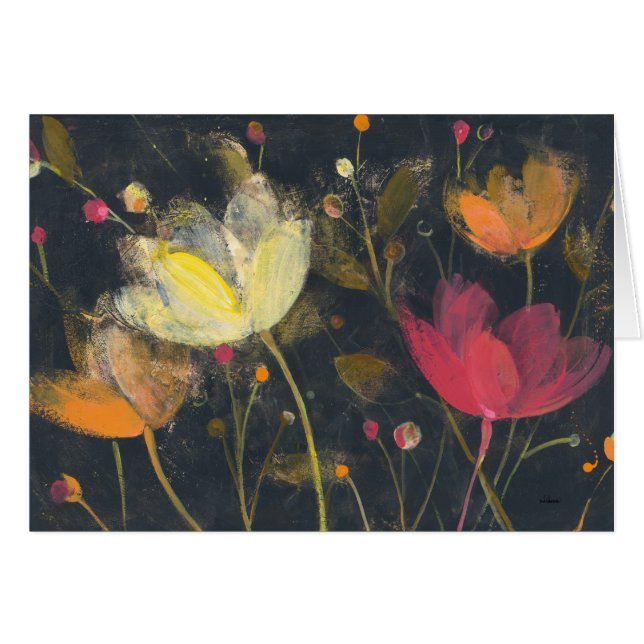 Moonlight Garden on Black (Front Horizontal)