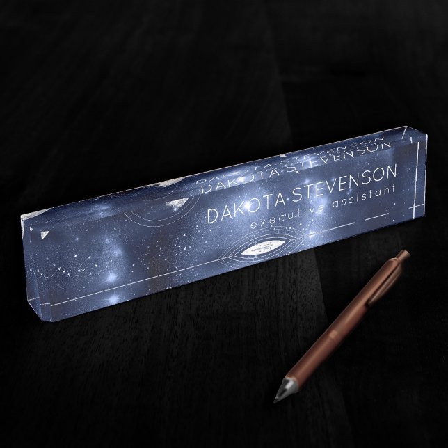 Moonlight Glow | Moon Phases in Sky Clouds Nameplate (Creator Uploaded)