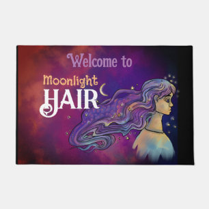 Moonlight Hair-Hair and Nails Business Doormat