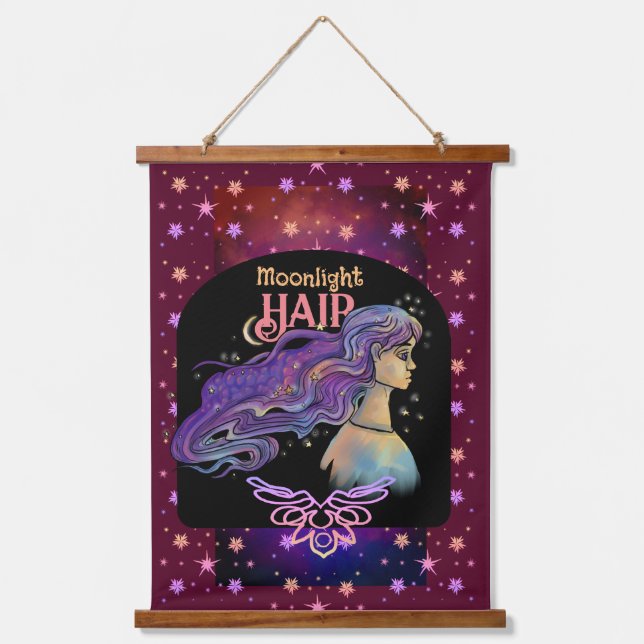Moonlight Hair Salon & Spa  Hanging Tapestry (Front)