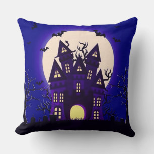 Moonlight Haunted Mansion Cushion