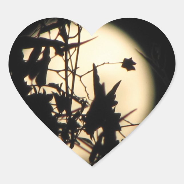 Moonlight Heart Sticker (Front)