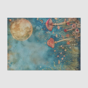 Moonlight in the Fairy Garden Decoupage Tissue Paper