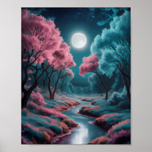 Moonlight Meadow Poster