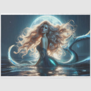 Moonlight Mermaid Night Tissue Paper